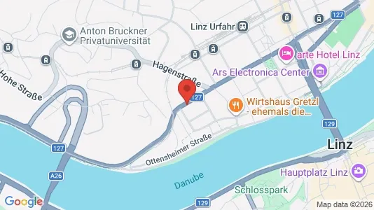 Apartments for rent i Altenberg bei Linz - kort over placeringen