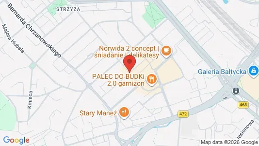 Apartments for rent i Gdańsk - kort over placeringen