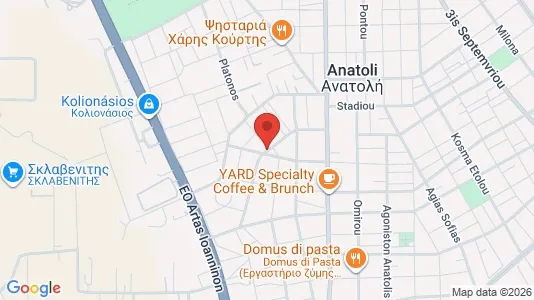 Apartments for rent i Ioannina - kort over placeringen