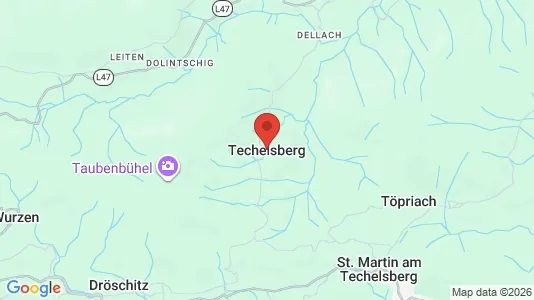 Apartments for rent i Techelsberg am Wörther See - kort over placeringen
