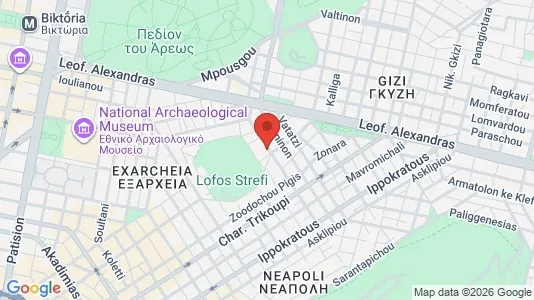 Apartments for rent i Athens Ampelokipoi - kort over placeringen