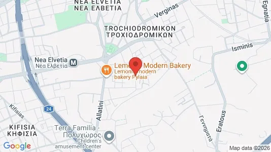 Apartments for rent i Thessaloniki - kort over placeringen