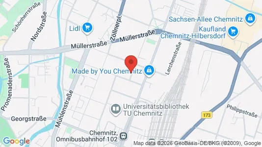 Apartments for rent in Chemnitz - Photo from Google Street View