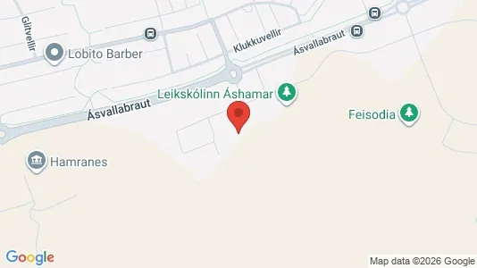 Apartments for rent i Hafnarfjörður - kort over placeringen