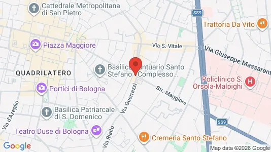 Rooms for rent i Bologna - kort over placeringen