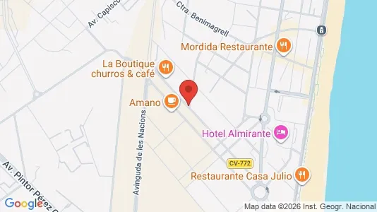 Apartments for rent i Alicante/Alacant - kort over placeringen