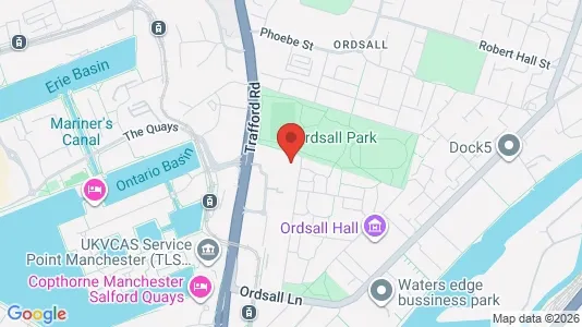 Apartments for rent i Salford - Lancashire - kort over placeringen