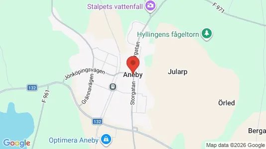 Apartments for rent i Aneby - kort over placeringen