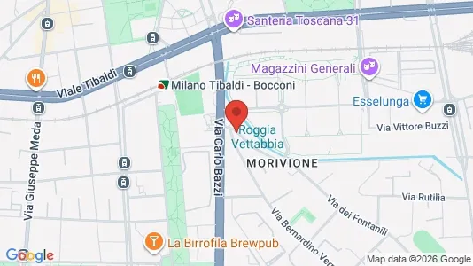 Rooms for rent i Milano Zona 5 - Vigentino, Chiaravalle, Gratosoglio - kort over placeringen