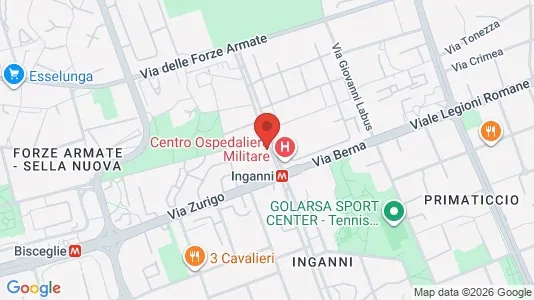 Rooms for rent i Milano Zona 6 - Barona, Lorenteggio - kort over placeringen