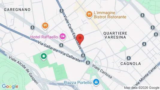 Rooms for rent i Milano Zona 8 - Fiera, Gallaratese, Quarto Oggiaro - kort over placeringen