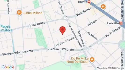 Apartments for rent i Milano Zona 5 - Vigentino, Chiaravalle, Gratosoglio - kort over placeringen