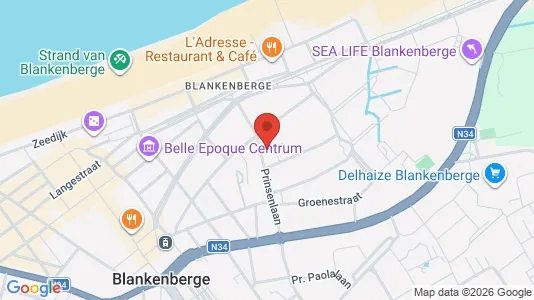 Apartments for rent i Blankenberge - kort over placeringen
