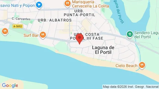 Apartments for rent i Cartaya - kort over placeringen