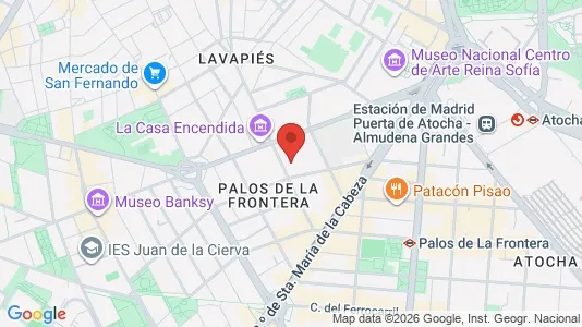 Apartments for rent i Madrid Centro - kort over placeringen