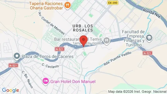 Apartments for rent in Cáceres - Photo from Google Street View