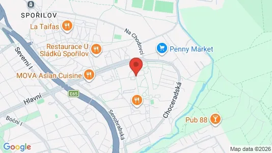 Apartments for rent i Prague 4 - kort over placeringen