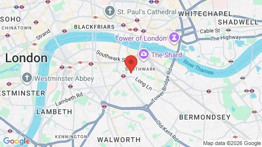Apartments for rent i London SE1 - kort over placeringen