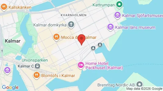 Apartments for rent i Kalmar - kort over placeringen
