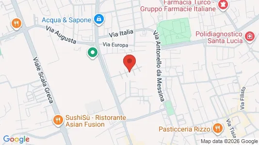 Apartments for rent i Siracusa - kort over placeringen