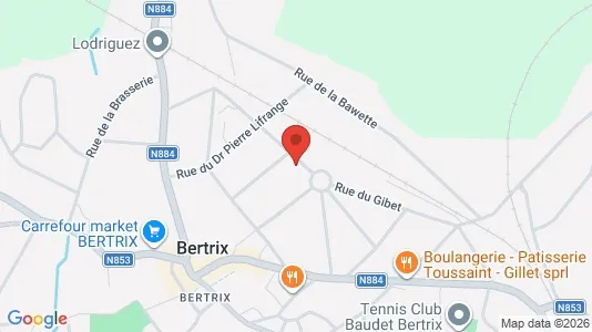 Apartments for rent i Bertrix - kort over placeringen