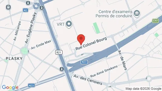 Apartments for rent i Brussels Schaarbeek - kort over placeringen