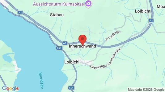 Apartments for rent in Innerschwand am Mondsee - Photo from Google Street View
