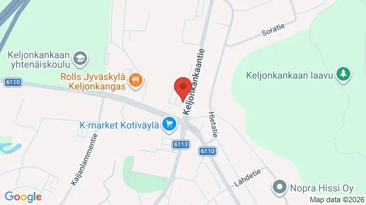 Apartments for rent i Jyväskylä - kort over placeringen