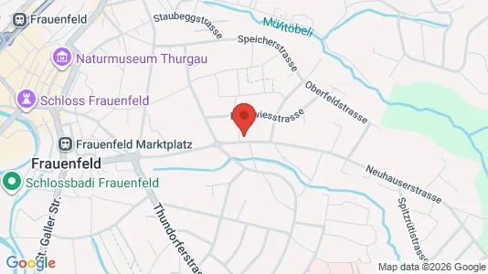 Rooms for rent i Frauenfeld - kort over placeringen