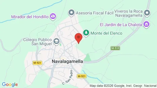 Apartments for rent i Navalagamella - kort over placeringen