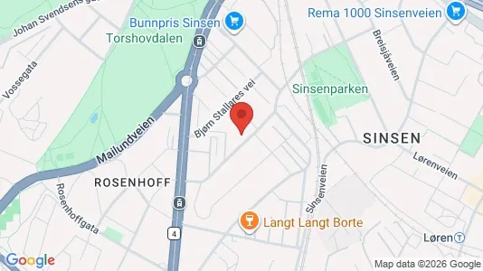Apartments for rent i Oslo Grünerløkka - kort over placeringen
