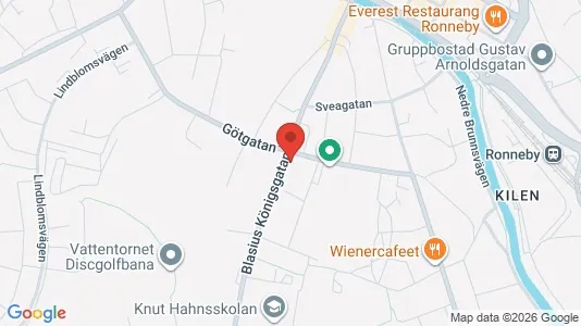 Apartments for rent i Ronneby - kort over placeringen