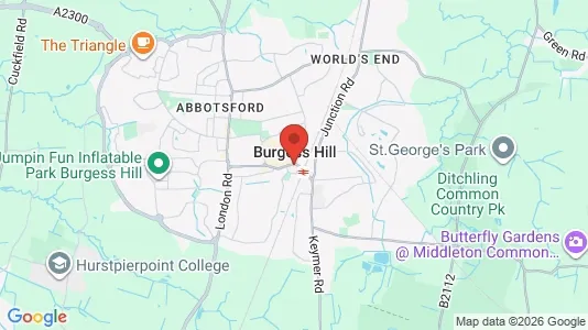 Apartments for rent in Burgess Hill - West Sussex - Photo from Google Street View