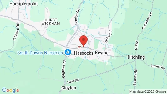 Apartments for rent in Hassocks - West Sussex - Photo from Google Street View