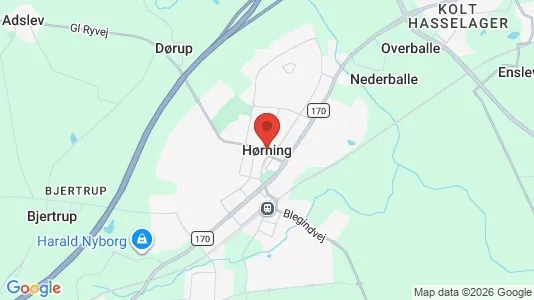 Houses for rent in Hørning - Photo from Google Street View