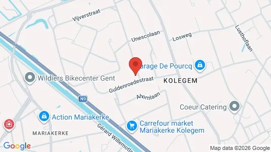 Apartments for rent i Gent Mariakerke - kort over placeringen