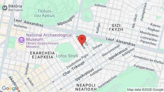 Apartments for rent i Athens Ampelokipoi - kort over placeringen