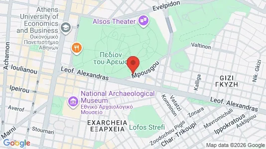 Apartments for rent i Athens Ampelokipoi - kort over placeringen