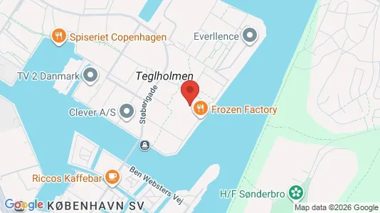 Apartments for rent i Copenhagen SV - kort over placeringen
