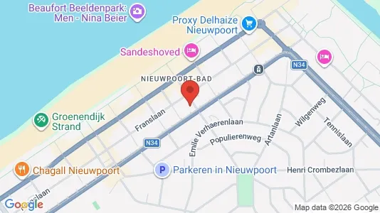 Apartments for rent i Nieuwpoort - kort over placeringen