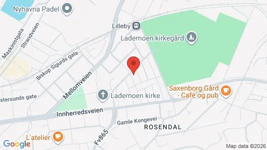 Apartments for rent i Trondheim Østbyen - kort over placeringen
