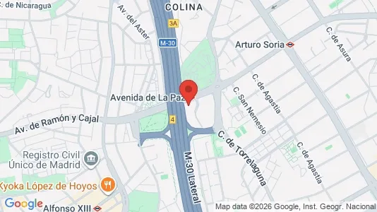 Apartments for rent i Madrid Hortaleza - kort over placeringen