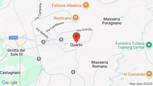 Apartments for rent i Quarto - kort over placeringen