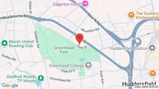 Apartments for rent i Huddersfield - West Yorkshire - kort over placeringen