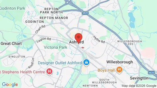 Apartments for rent in Ashford - Kent - Photo from Google Street View