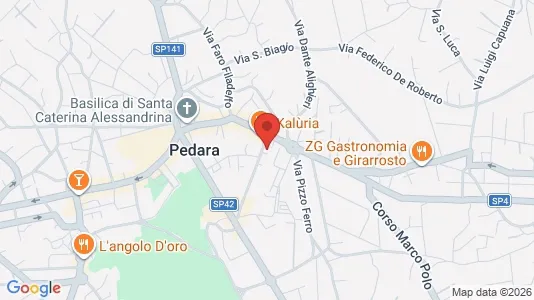 Apartments for rent i Catania - kort over placeringen
