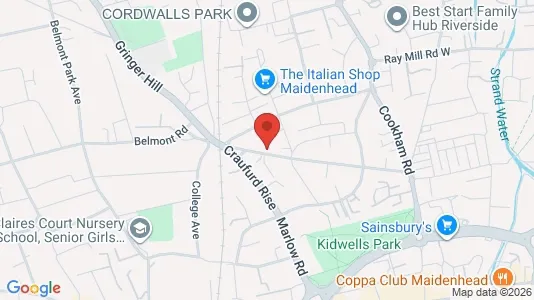 Apartments for rent i Maidenhead - Berkshire - kort over placeringen