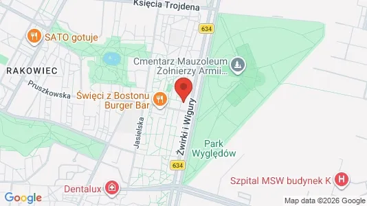 Rooms for rent i Warszawa Ochota - kort over placeringen