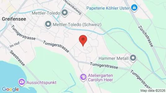 Apartments for rent i Uster - kort over placeringen