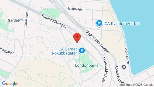 Apartments for rent i Gärdet/Djurgården - kort over placeringen